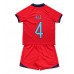 England Declan Rice #4 Replika Babykläder Borta matchkläder barn VM 2022 Korta ärmar (+ Korta byxor)